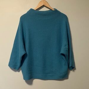 The Reset R Label Turquoise Blue Cashmere Wool Knit Women's Sweater S/M